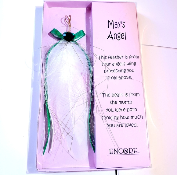 NWT Angel's Touch Guardian Angel Feather Ornament/Decoration - Picture 1 of 3